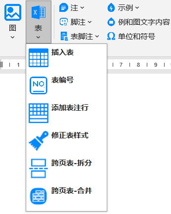 表
